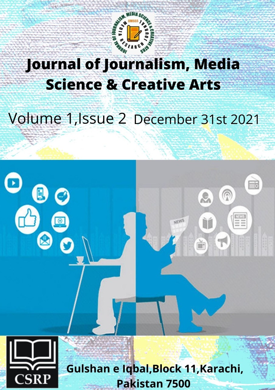 					View Vol. 1 No. 2 (2021): Journal of Journalism, Media Science & Creative Arts
				